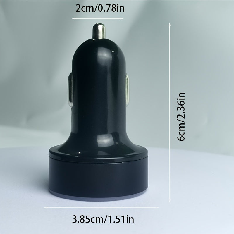 Yixingjia's New Digital Display Car Charger QC3.0+3.1A Car Charger Car Phone Charger Multi-function Car Charger One Drag Six Car Conversion Plug Dual PD Car Charger Flash Charge