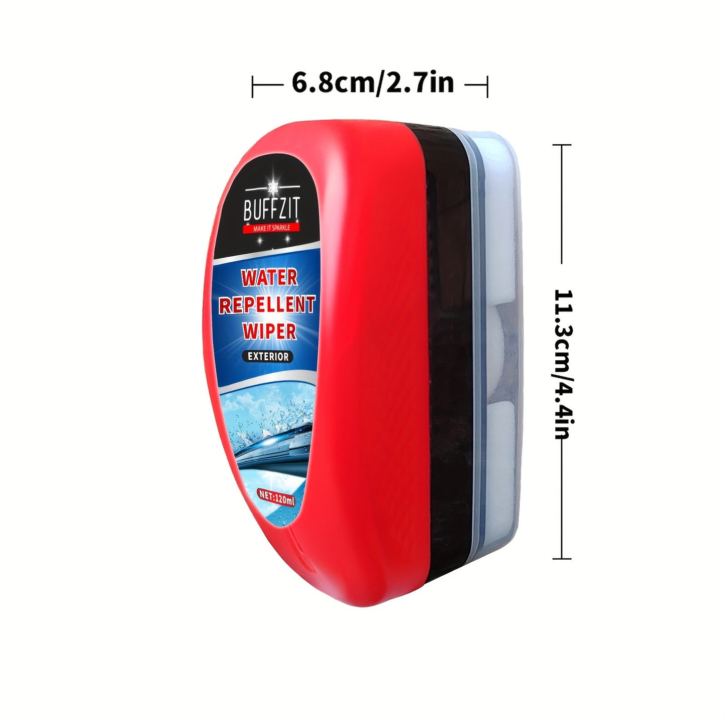 Car Rain Repellent - Windscreen Water Repellent Car Wax Hydrophobic Waterproof Coating Spray Detailing for Windshield, Mirror, Glass Door -4Oz/120Ml