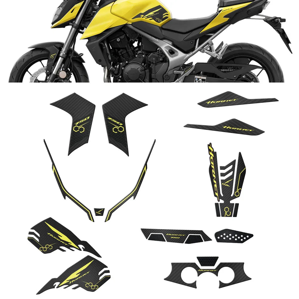 For Honda Hornet750 CB750 CB 750 2023-2024 Motorcycle Accessories 3D Gel Protection System Full Fairing Sticker Protection Kit