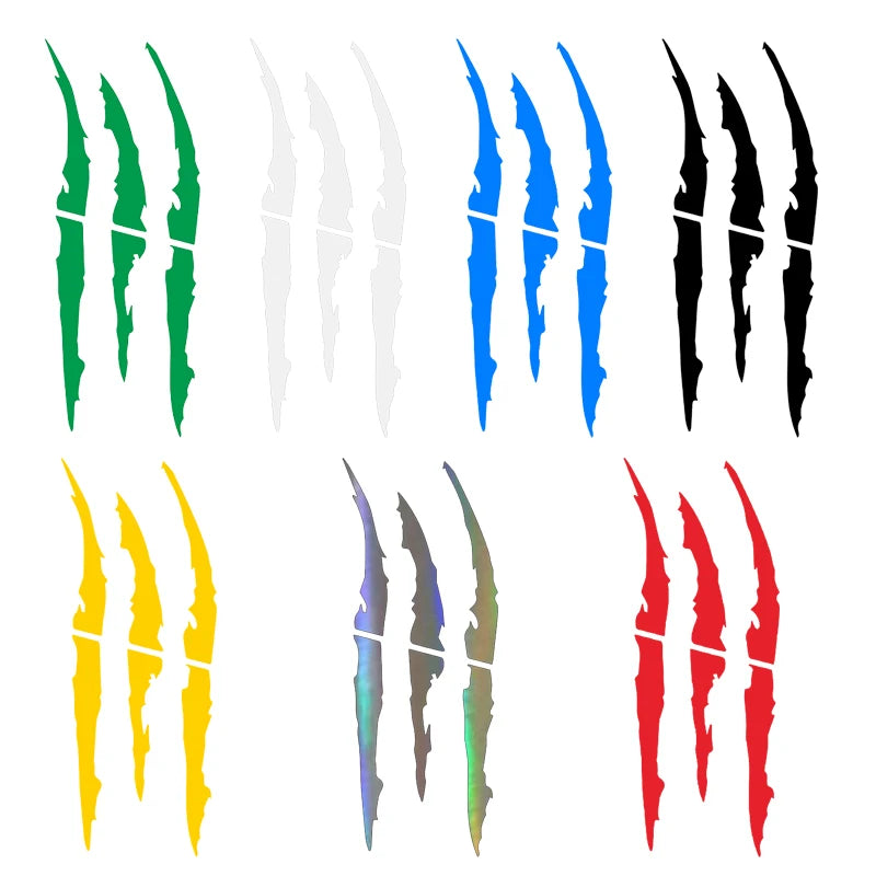Car sticker Demon Claw Scratch style decorate Sticker Fog lamp Headlights Decorative stickers Creative body stickers waterproof