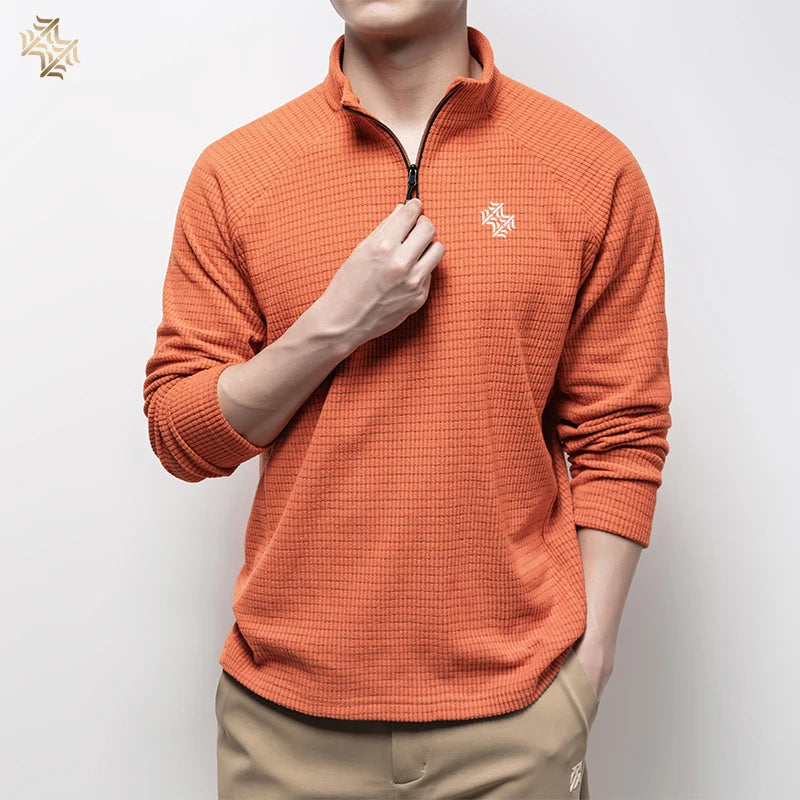 SBWL Men's Breathable Long Sleeve Running T-Shirt – Casual Fitness Top for Autumn