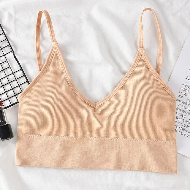 2024 New Sexy Women Bra Tube Top Beauty Back Bralette Seamless Sports Bras Women's Underwear Push Up Sports Lingerie кроп топ