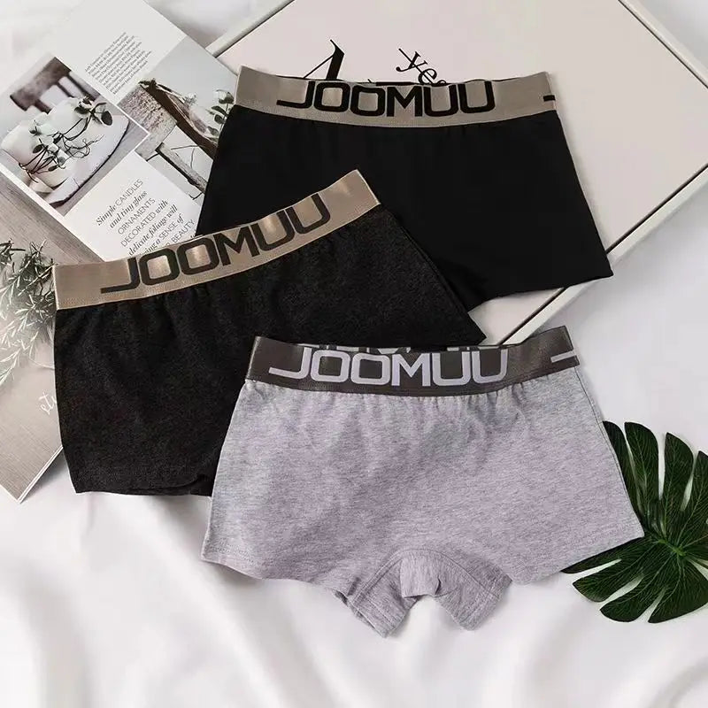 3PCS Women’s Cotton Boxer Panties – Soft, Breathable Boyshorts Underwear