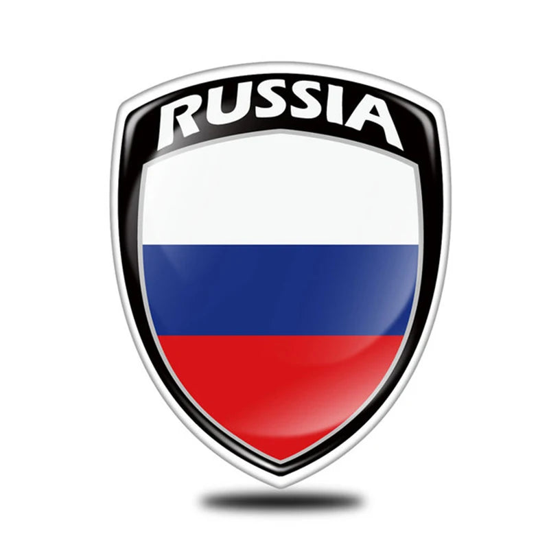 3D Reflective Flag Sticker Motorcycle Parts Car Decal UK Italy France Russia Spain Brazil South Korea Japan Chile USA ukraine