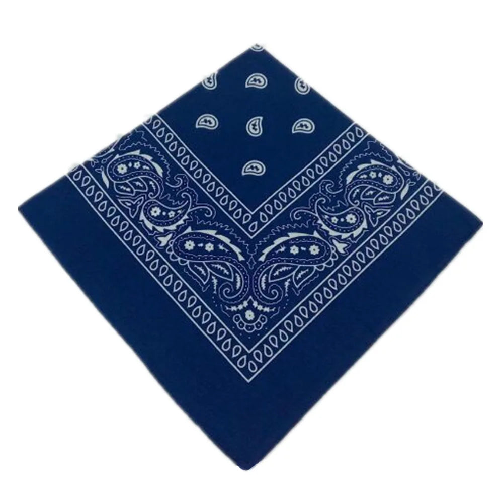 Hip Hop Women Bandana Scarf Girls Kids Punk Square Bandanas Headwear Fashion Bohemian Head Scarf Headbands Hair Accessories