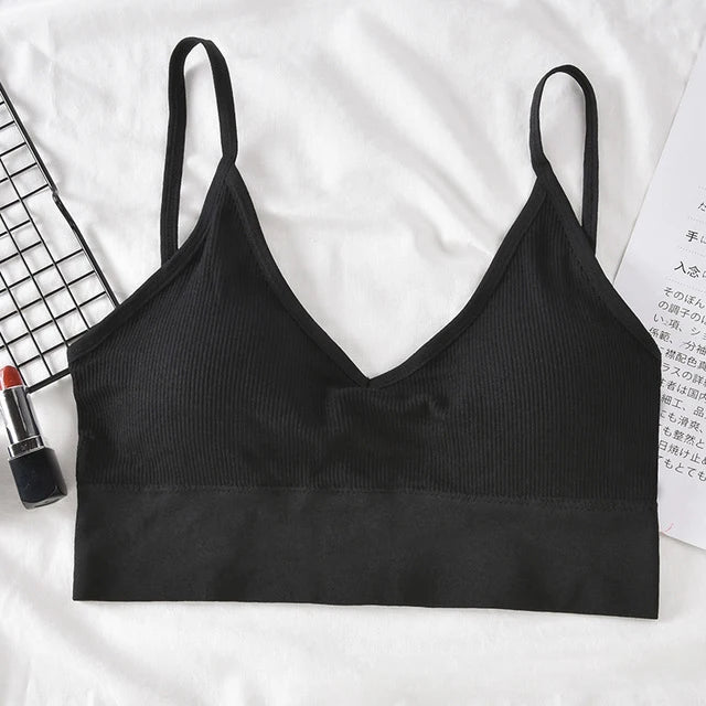 2024 New Sexy Women Bra Tube Top Beauty Back Bralette Seamless Sports Bras Women's Underwear Push Up Sports Lingerie кроп топ