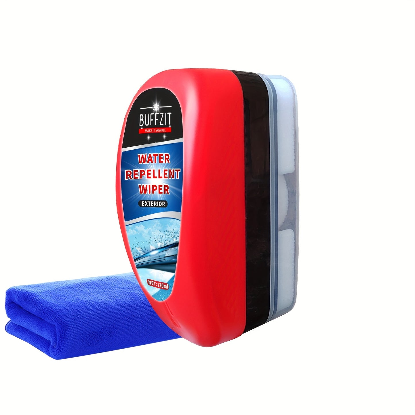 Car Rain Repellent - Windscreen Water Repellent Car Wax Hydrophobic Waterproof Coating Spray Detailing for Windshield, Mirror, Glass Door -4Oz/120Ml