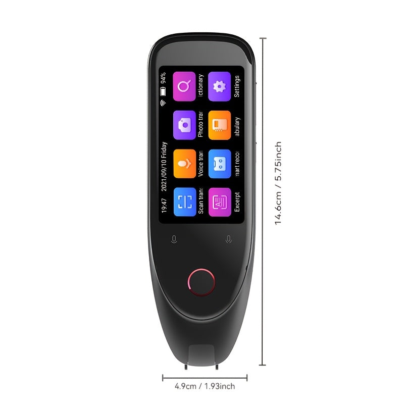 Translation Pen, Assistive Reading Pen for Dyslexia, 112 languages Instant two-way Translator Pen, Dictionary Pen, Text to Speech/Photo Translator Pen, Language Learners, Travel, Business People