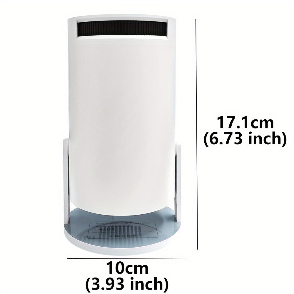 W WUDUNG HY300pro 4K Mini Projector Android 11.0 1280*720P 160ANSI Portable Wireless Home Theater, 180° Adjustable Projection Angle, 3D Ready, LCD Display, Type-C Power Supply, No Battery Required