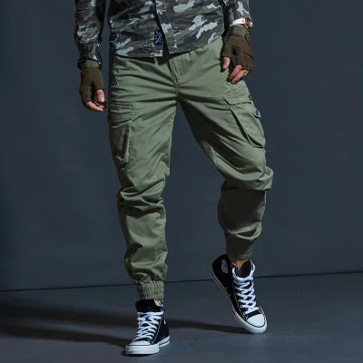 Men’s Camouflage Tactical Pants – Multi-Pocket Military Work Trousers