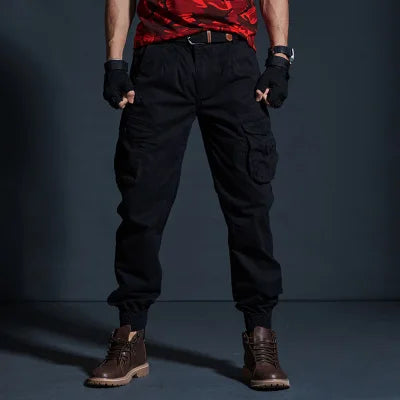 Men’s Camouflage Tactical Pants – Multi-Pocket Military Work Trousers