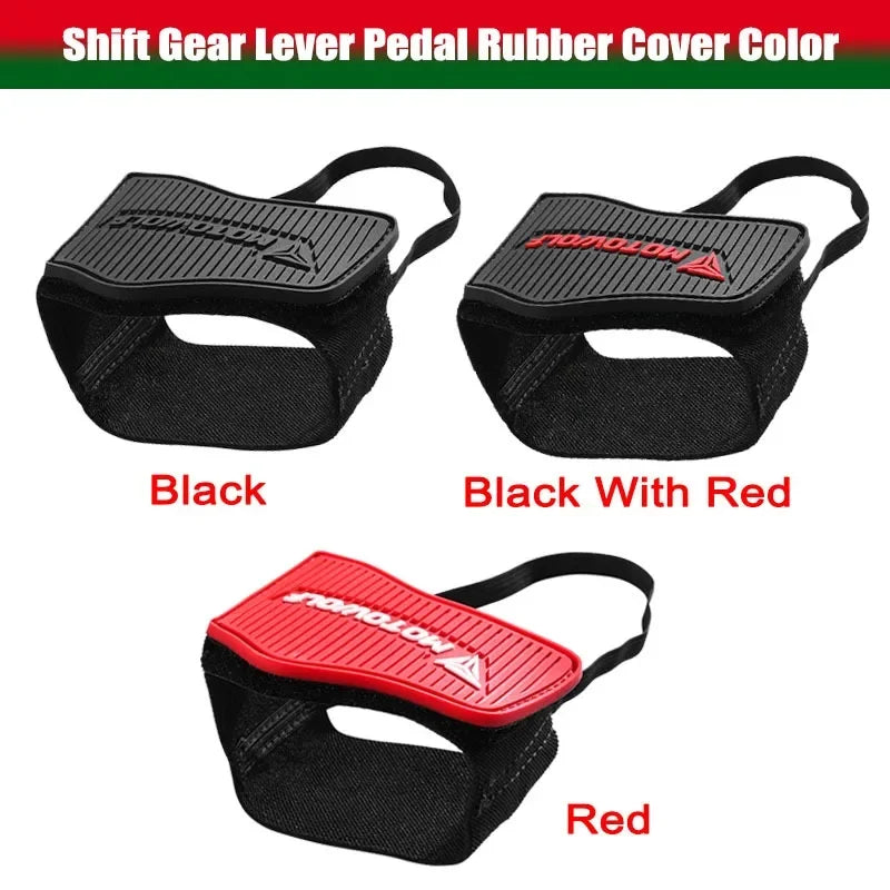 MOTOWOLF Universal Motorcycle Shoe Cover Guards Motorbike Gear Shift Pad Anti-slip Durable Boot Protector Anti-skid Gear Shifter