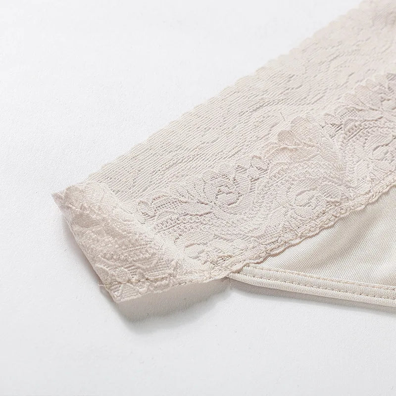 3-Pack 100% Natural Silk Women’s Sexy V-String Thong Panties – M/L/XL