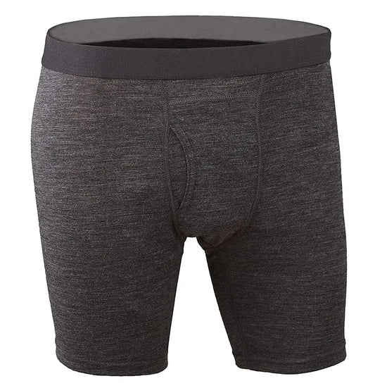Mens Merino Wool Boxer Briefs Men Underwear 100% Merino Wool Man Merino Boxer Soft Comfy Breathable Moisture Wicking USA Size