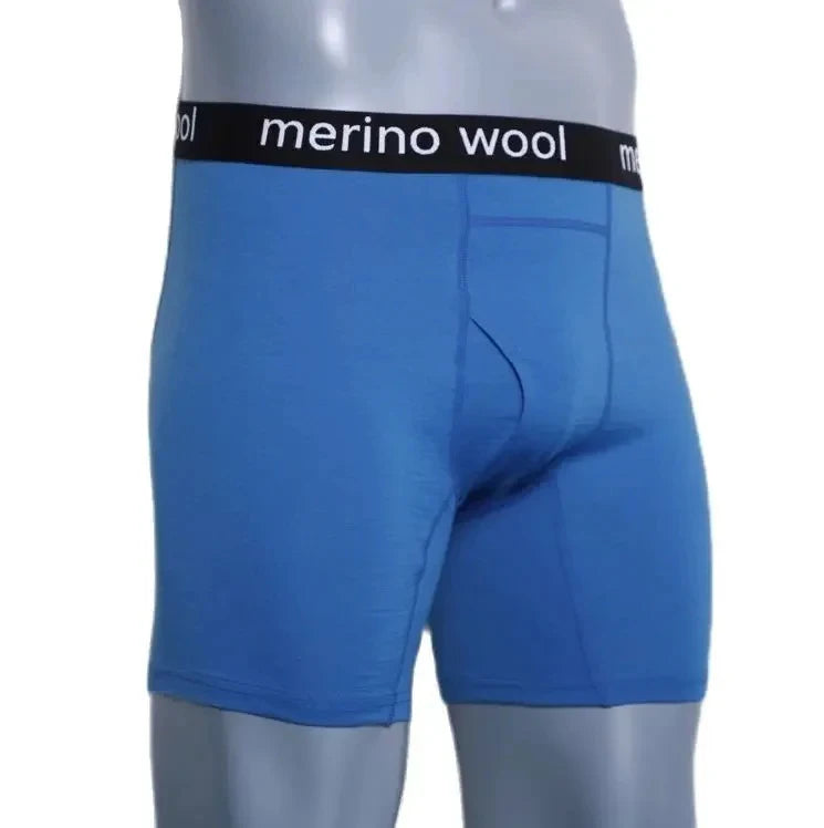 Mens Merino Wool Boxer Briefs Men Underwear 100% Merino Wool Man Merino Boxer Soft Comfy Breathable Moisture Wicking USA Size