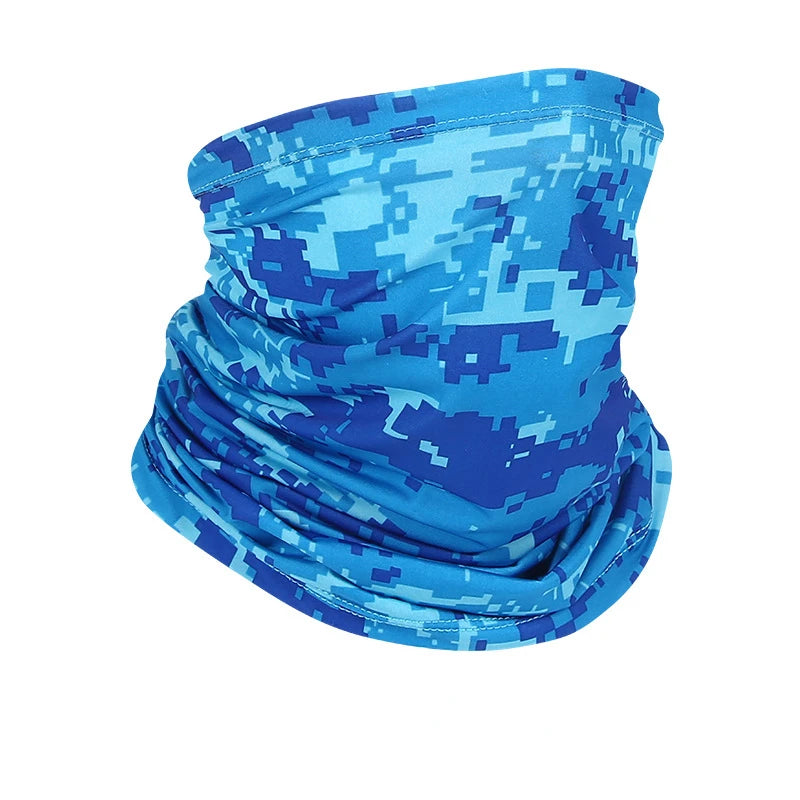 UV Protection Scarf Ice Silk Face Cover mask Neck Tube Quick-drying Outdoor Fishing Cycling Magic Motorcycle Breathable Bandana