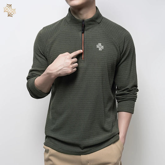SBWL Men's Breathable Long Sleeve Running T-Shirt – Casual Fitness Top for Autumn
