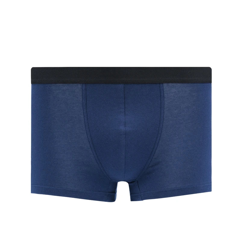 Cotton Solid Boxer Underpants Men Briefs L-5XL Plus Size Shorts Lingerie Casual Sports Boxers Men's Comfort Panties﻿ Underwear