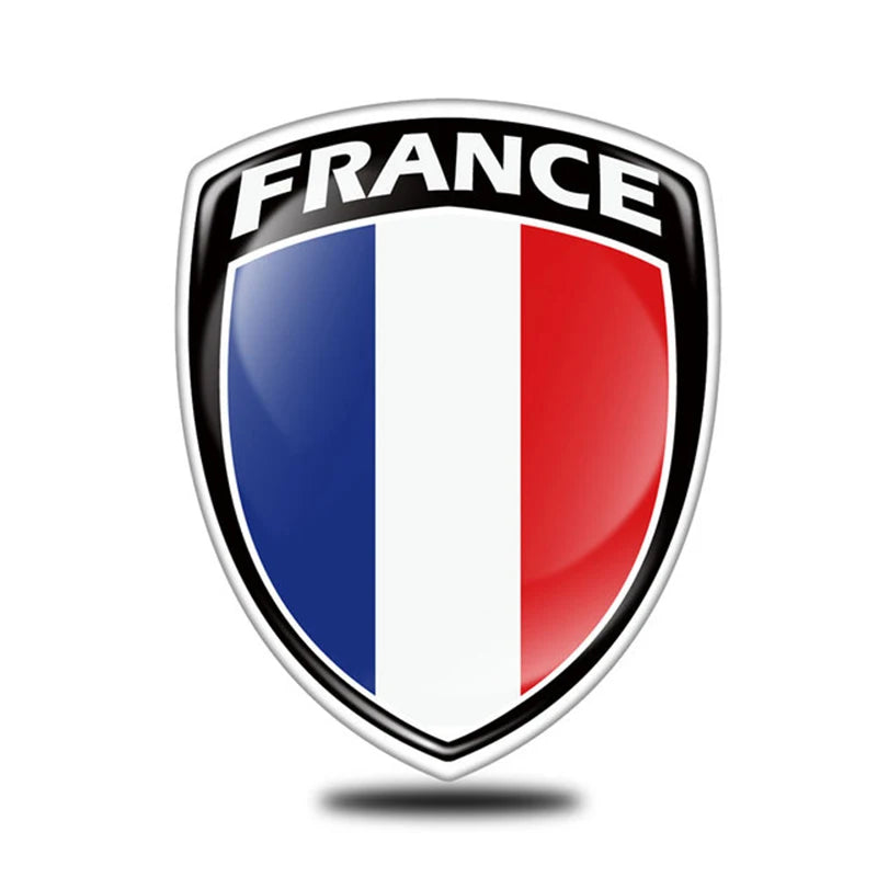 3D Reflective Flag Sticker Motorcycle Parts Car Decal UK Italy France Russia Spain Brazil South Korea Japan Chile USA ukraine