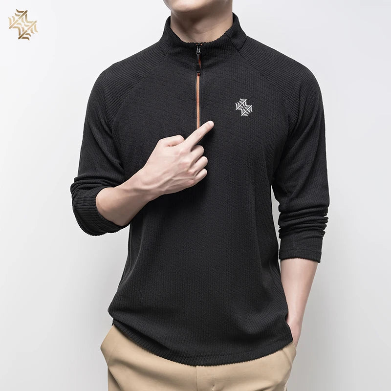 SBWL Men's Breathable Long Sleeve Running T-Shirt – Casual Fitness Top for Autumn