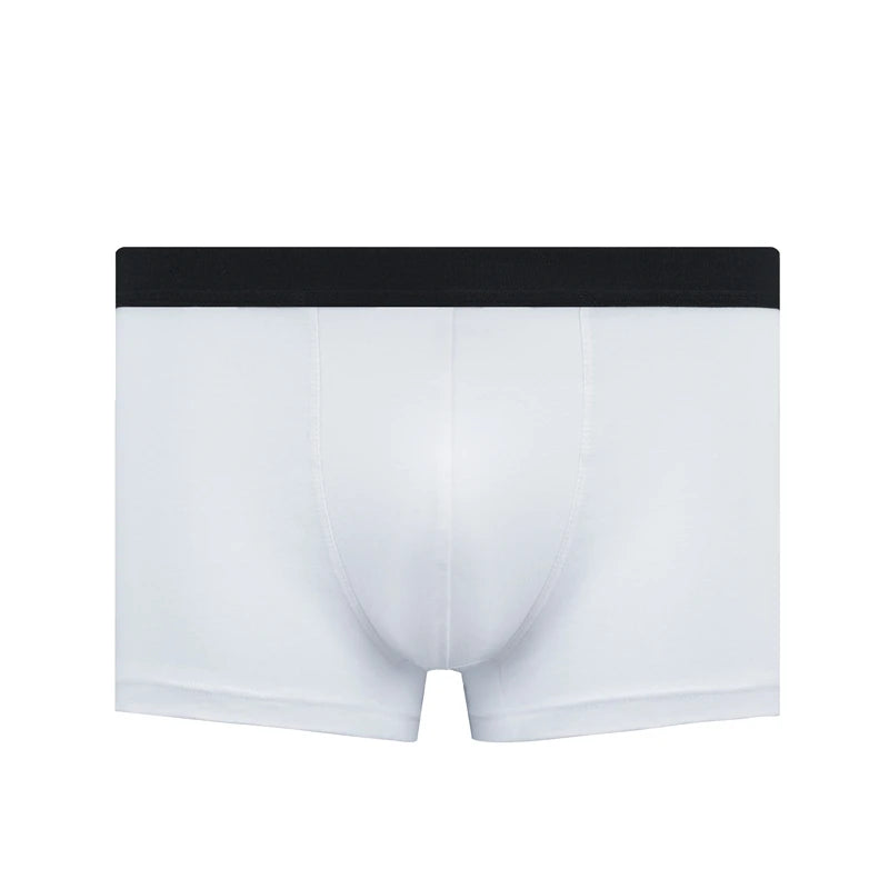 Cotton Solid Boxer Underpants Men Briefs L-5XL Plus Size Shorts Lingerie Casual Sports Boxers Men's Comfort Panties﻿ Underwear
