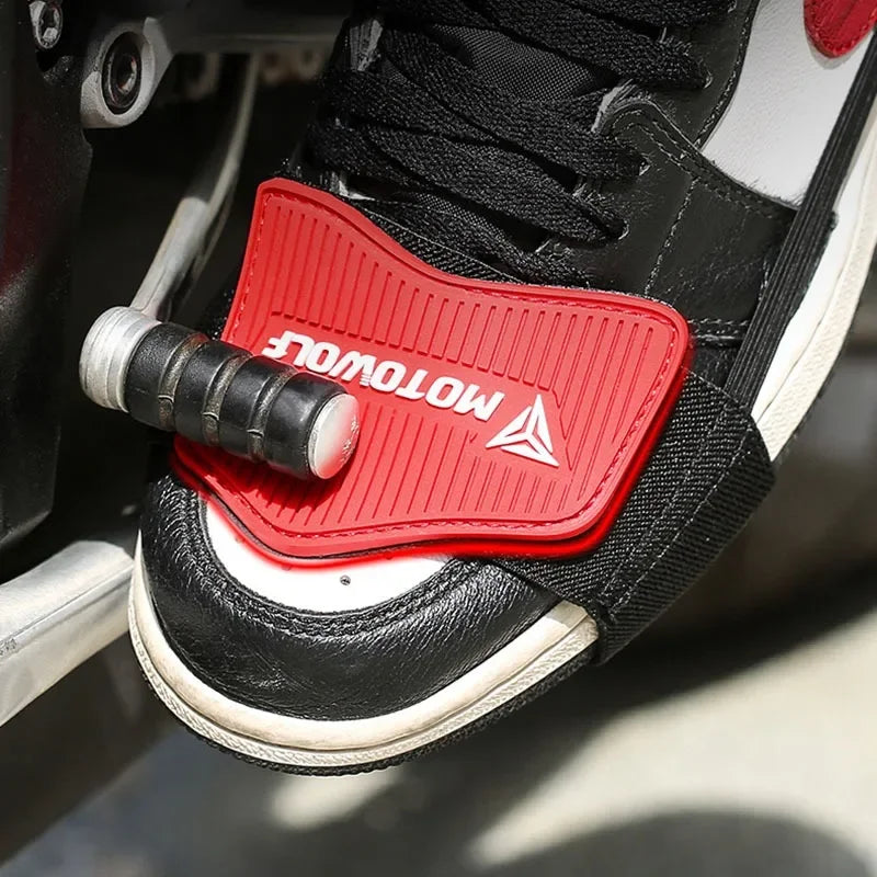 MOTOWOLF Universal Motorcycle Shoe Cover Guards Motorbike Gear Shift Pad Anti-slip Durable Boot Protector Anti-skid Gear Shifter