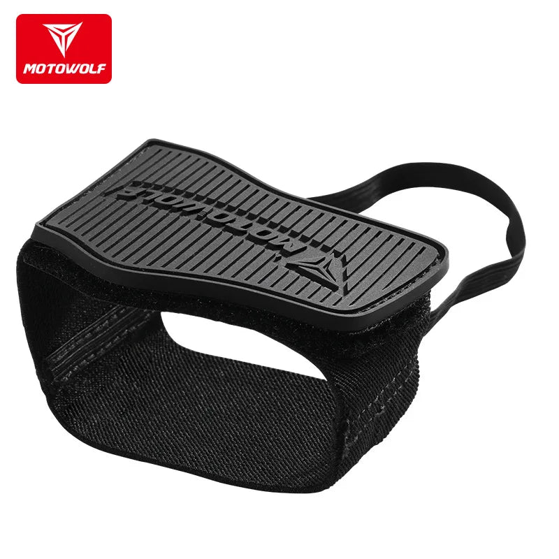 MOTOWOLF Universal Motorcycle Shoe Cover Guards Motorbike Gear Shift Pad Anti-slip Durable Boot Protector Anti-skid Gear Shifter