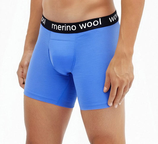 Mens Merino Wool Boxer Briefs Men Underwear 100% Merino Wool Man Merino Boxer Soft Comfy Breathable Moisture Wicking USA Size