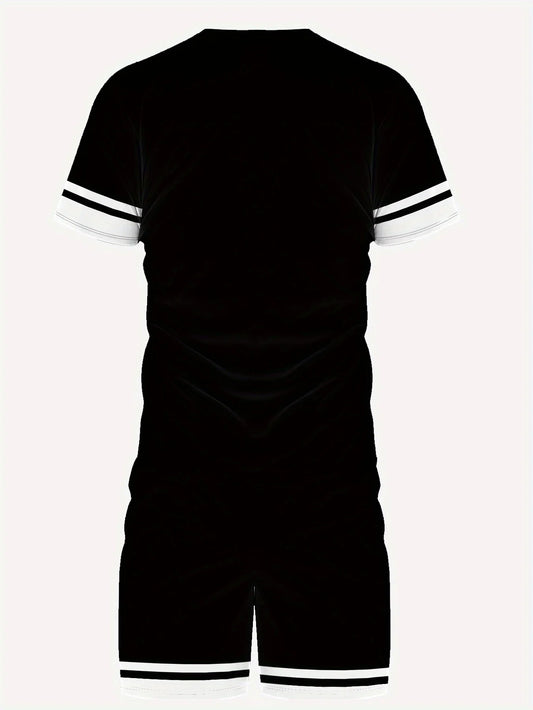The 2025 summer new men's suit is casual, fashionable, lightweight, breathable, quick-drying and sweat-absorbent