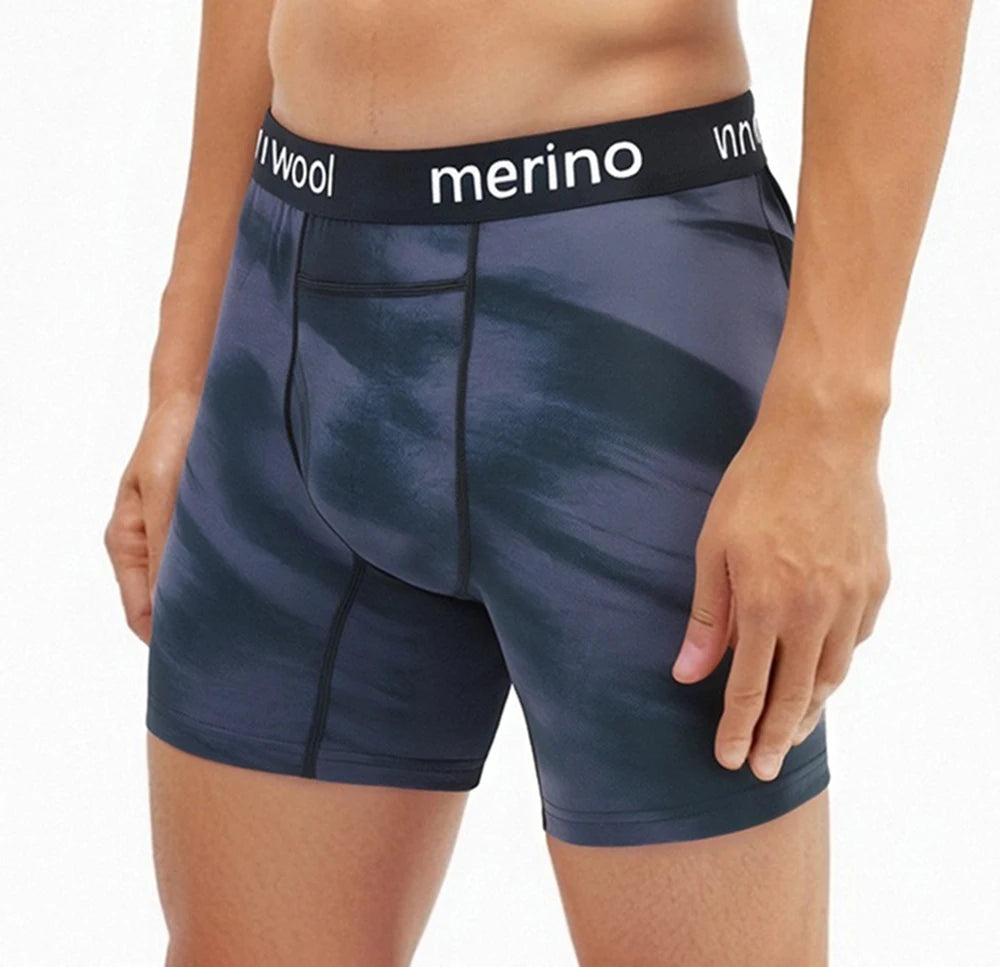 Mens Merino Wool Boxer Briefs Men Underwear 100% Merino Wool Man Merino Boxer Soft Comfy Breathable Moisture Wicking USA Size