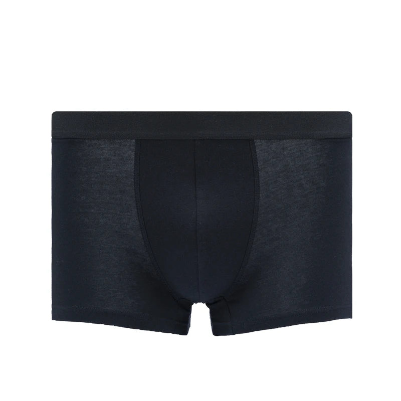 Cotton Solid Boxer Underpants Men Briefs L-5XL Plus Size Shorts Lingerie Casual Sports Boxers Men's Comfort Panties﻿ Underwear
