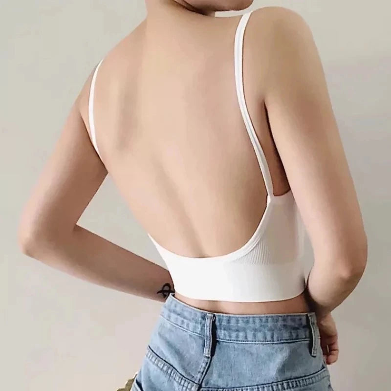 2024 New Sexy Women Bra Tube Top Beauty Back Bralette Seamless Sports Bras Women's Underwear Push Up Sports Lingerie кроп топ