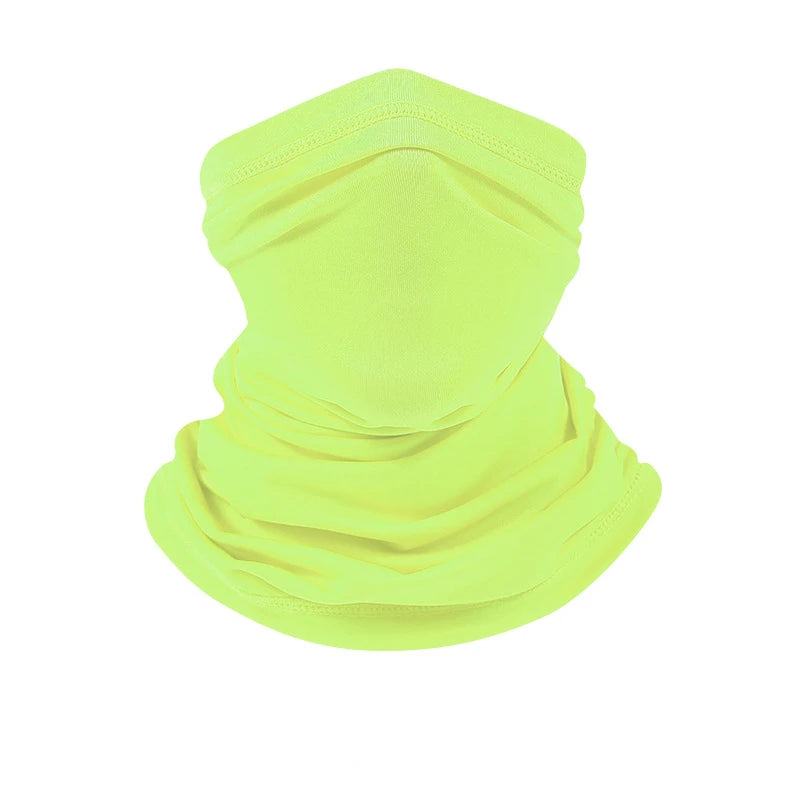 UV Protection Scarf Ice Silk Face Cover mask Neck Tube Quick-drying Outdoor Fishing Cycling Magic Motorcycle Breathable Bandana