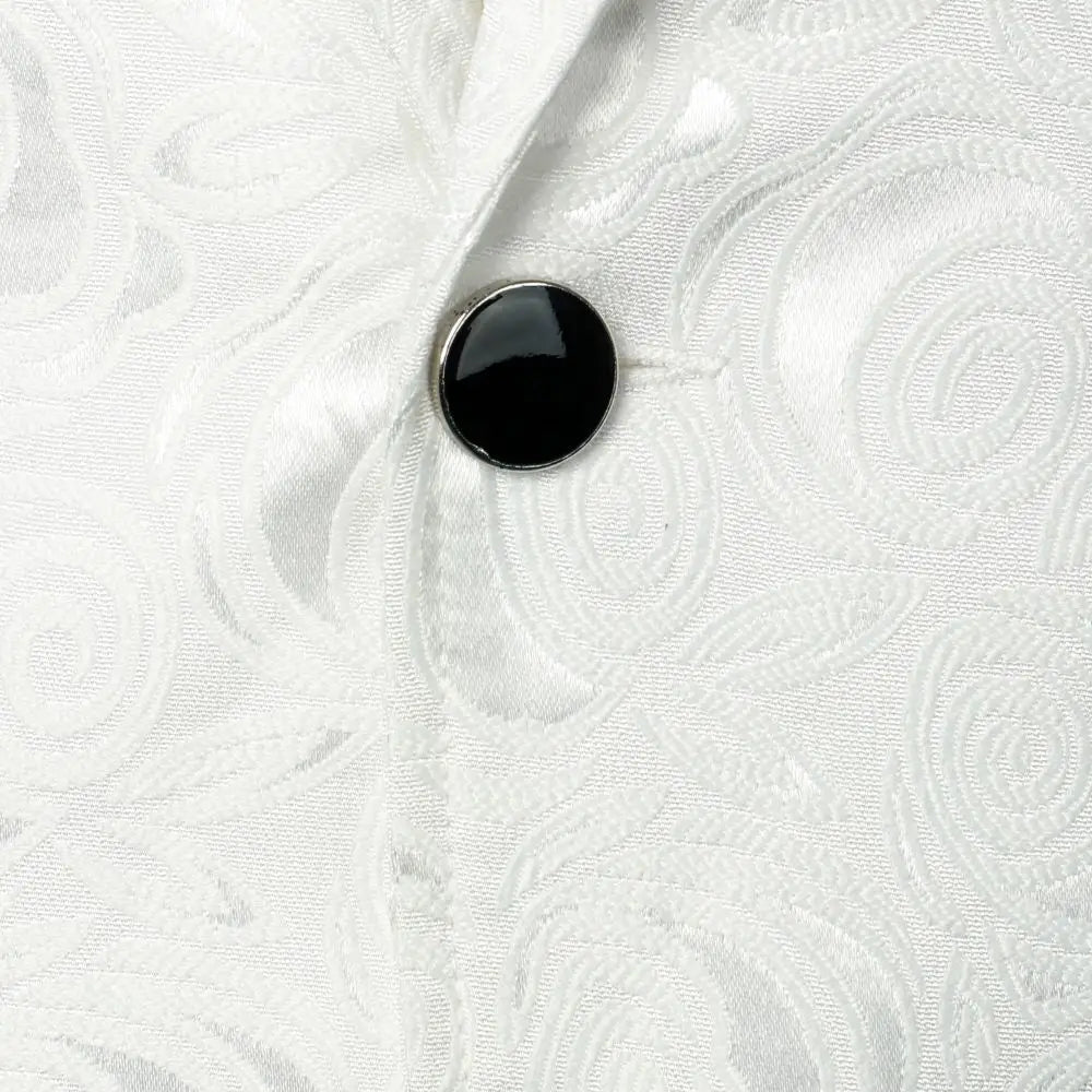 Men's Suit Jacket Floral Texture Luxury Fabric Men's Coat Wedding Dinner Party Daily Wear Stage Performance Men's Coat Blazer