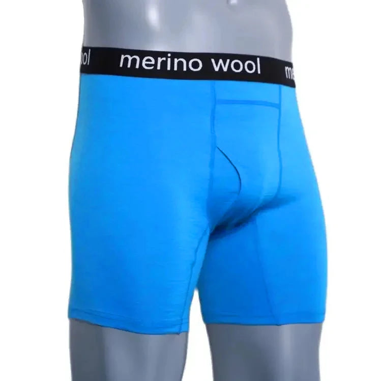 Mens Merino Wool Boxer Briefs Men Underwear 100% Merino Wool Man Merino Boxer Soft Comfy Breathable Moisture Wicking USA Size