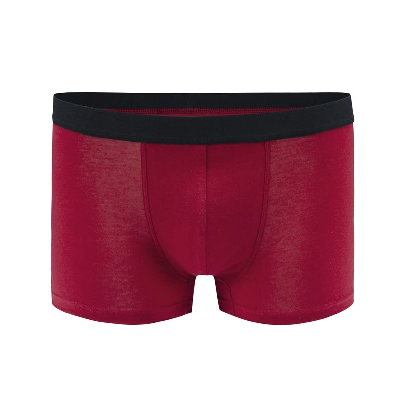 Cotton Solid Boxer Underpants Men Briefs L-5XL Plus Size Shorts Lingerie Casual Sports Boxers Men's Comfort Panties﻿ Underwear