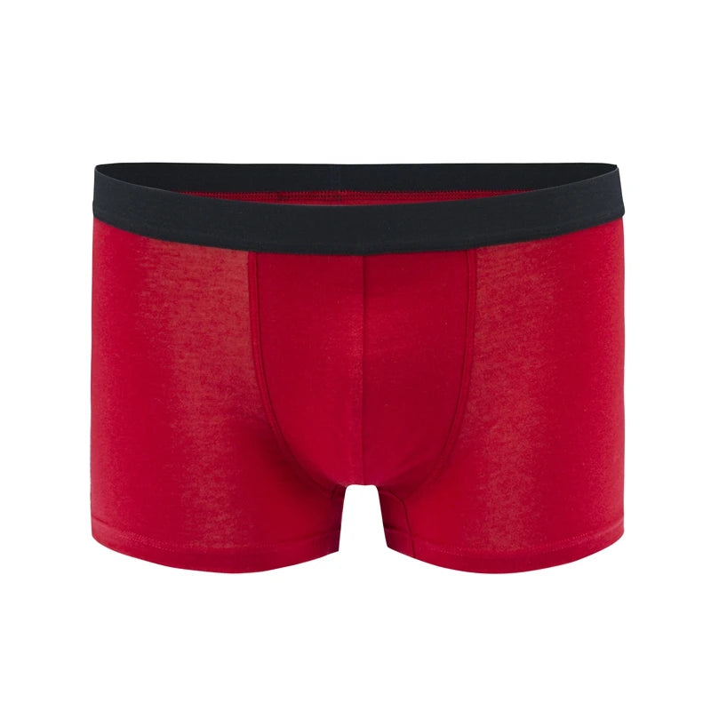 Cotton Solid Boxer Underpants Men Briefs L-5XL Plus Size Shorts Lingerie Casual Sports Boxers Men's Comfort Panties﻿ Underwear