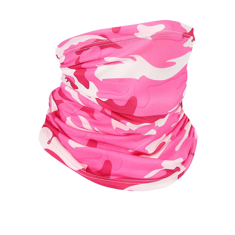 UV Protection Scarf Ice Silk Face Cover mask Neck Tube Quick-drying Outdoor Fishing Cycling Magic Motorcycle Breathable Bandana