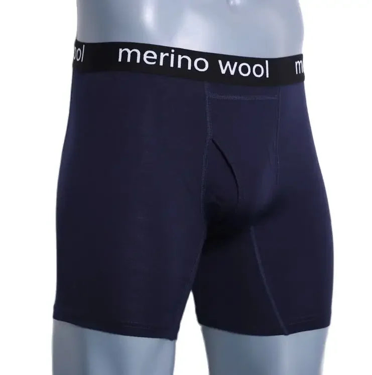 Mens Merino Wool Boxer Briefs Men Underwear 100% Merino Wool Man Merino Boxer Soft Comfy Breathable Moisture Wicking USA Size