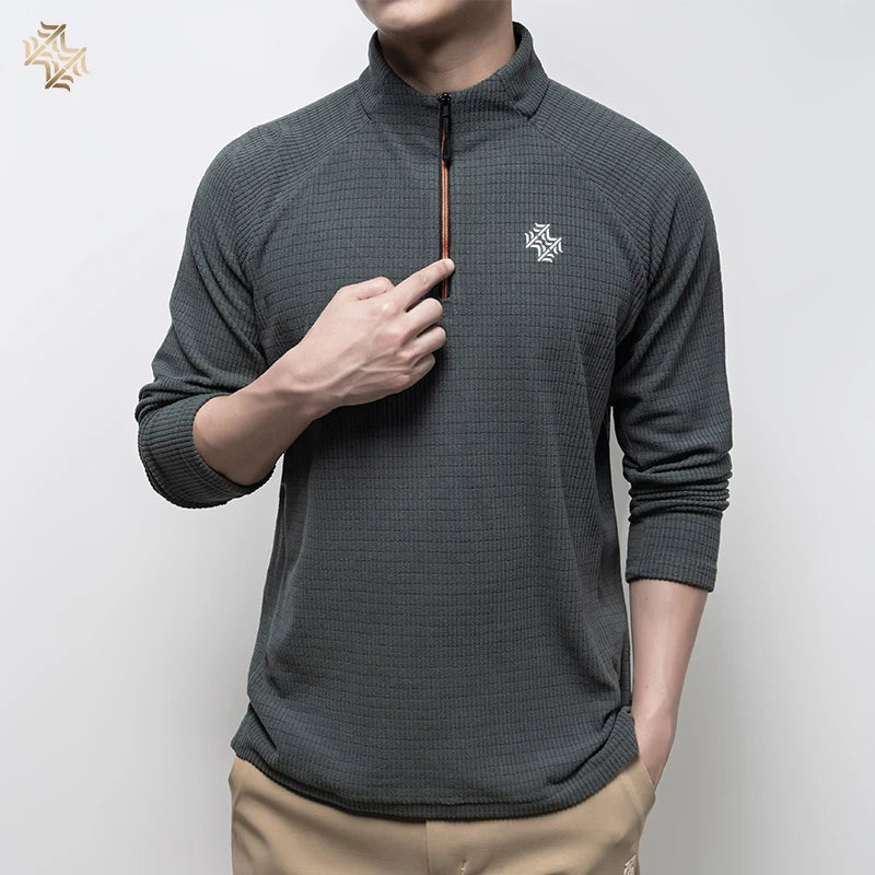 SBWL Men's Breathable Long Sleeve Running T-Shirt – Casual Fitness Top for Autumn