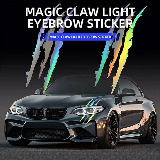 Car sticker Demon Claw Scratch style decorate Sticker Fog lamp Headlights Decorative stickers Creative body stickers waterproof