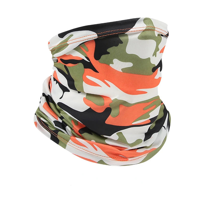 UV Protection Scarf Ice Silk Face Cover mask Neck Tube Quick-drying Outdoor Fishing Cycling Magic Motorcycle Breathable Bandana