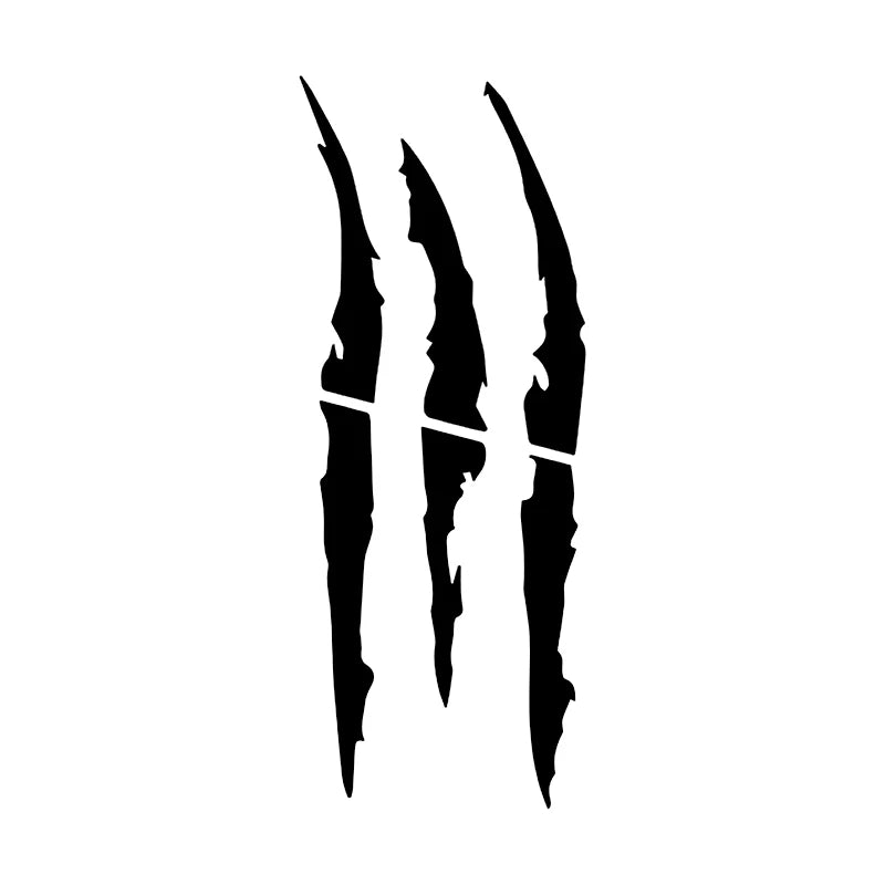 Car sticker Demon Claw Scratch style decorate Sticker Fog lamp Headlights Decorative stickers Creative body stickers waterproof