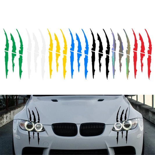 Car sticker Demon Claw Scratch style decorate Sticker Fog lamp Headlights Decorative stickers Creative body stickers waterproof