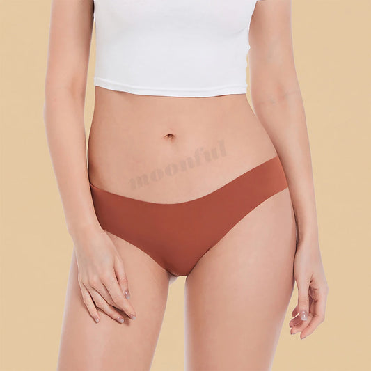 Pcs Seamless Ice Silk Women's Panties Set