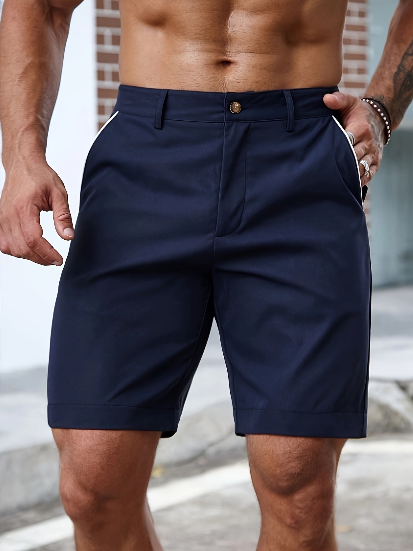 Men's Casual Shorts, Chic Stretch Sports Shorts for Summer Outdoor